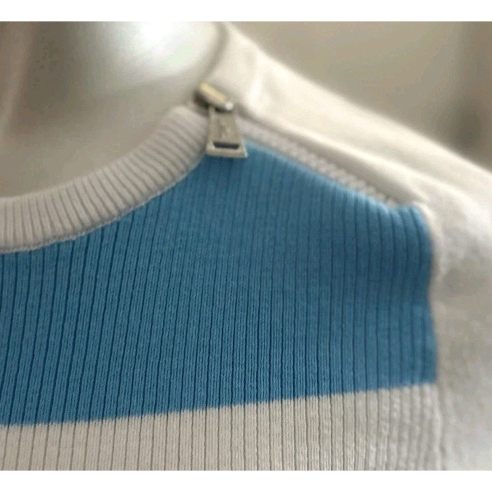 Vintage Lauren Active Ralph Lauren Beach Sweater Zip Neck Women Small Surf Coast - Picture 4 of 8